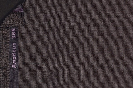Dormeuil Fabric Grey Semi Plain 100% Wool (Ref-202014)
