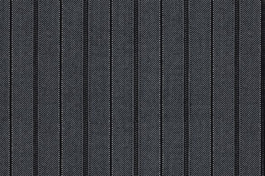 Dormeuil Fabric Grey Stripe 100% Wool (Ref-202121)