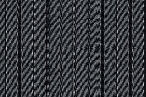 Dormeuil Fabric Grey Stripe 100% Wool (Ref-202121)