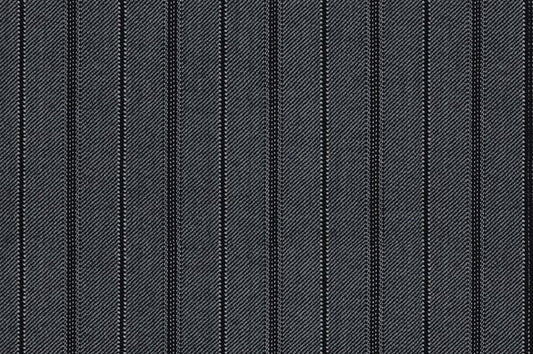 Dormeuil Fabric Grey Stripe 100% Wool (Ref-202121)