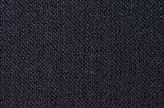 Dormeuil Fabric Navy Plain 100% Wool (Ref-202123)