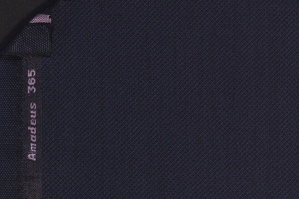 Dormeuil Fabric Navy Plain 100% Wool (Ref-202242)