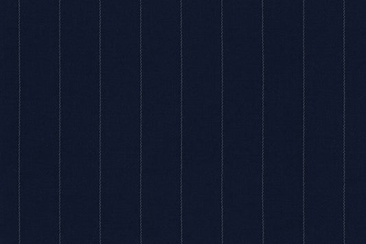 Dormeuil Fabric Blue Stripe 100% Wool (Ref-202290)