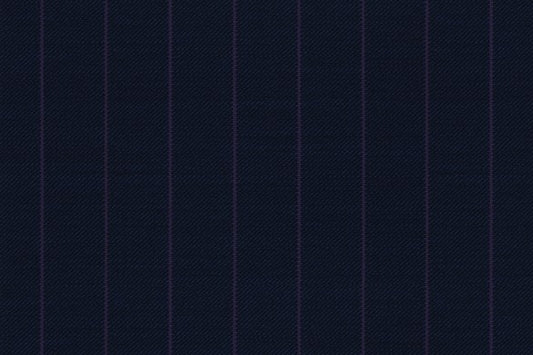 Dormeuil Fabric Blue Stripe 100% Wool (Ref-202294)