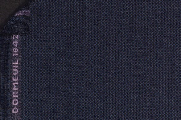 Dormeuil Fabric Navy Birdseye 100% Wool (Ref-202311)