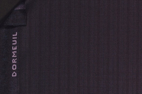 Dormeuil Fabric Navy Stripe 100% Wool (Ref-202348)