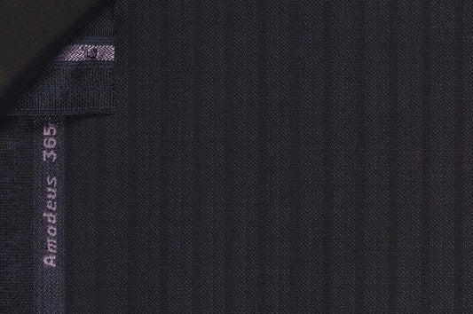 Dormeuil Fabric Green Stripe 100% Wool (Ref-202349)