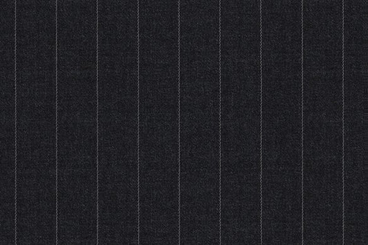 Dormeuil Fabric Grey Stripe 100% Wool (Ref-202363)