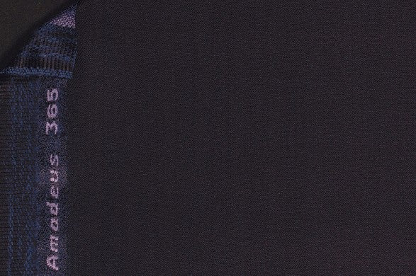 Dormeuil Fabric Navy Herringbone 100% Wool (Ref-202376)