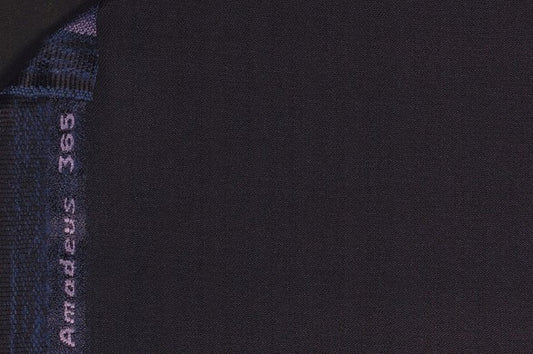 Dormeuil Fabric Navy Herringbone 100% Wool (Ref-202376)