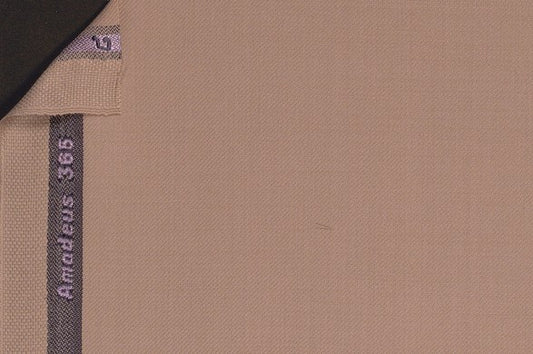 Dormeuil Fabric Beige Plain 100% Wool (Ref-202378)