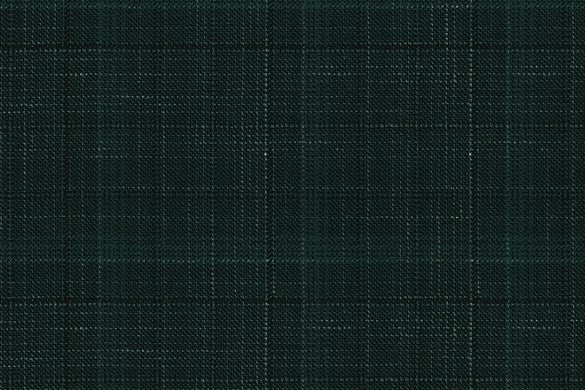 Dormeuil Fabric Green Check 100% Wool (Ref-202379)