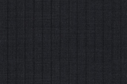 Dormeuil Fabric Grey Stripe 100% Wool (Ref-202398)