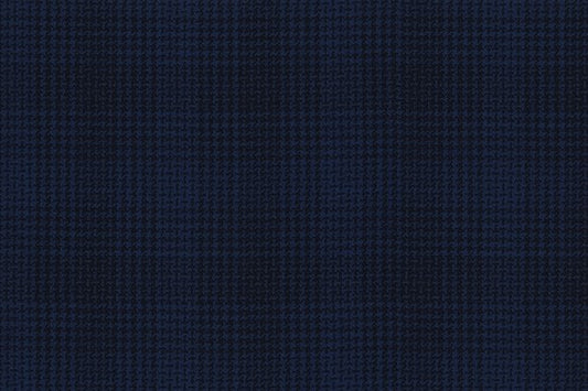 Dormeuil Fabric Blue Check 100% Wool (Ref-202408)
