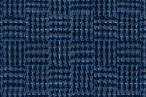 Dormeuil Fabric Blue Check 100% Wool (Ref-202413)