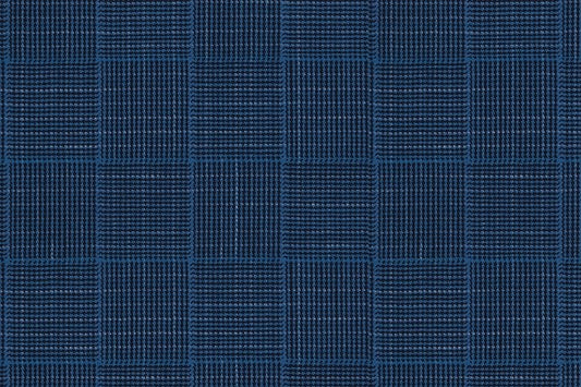 Dormeuil Fabric Blue Check 100% Wool (Ref-202413)