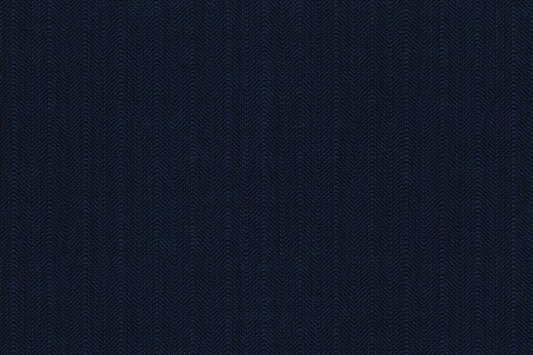 Dormeuil Fabric Navy Herringbone 100% Wool (Ref-202420)
