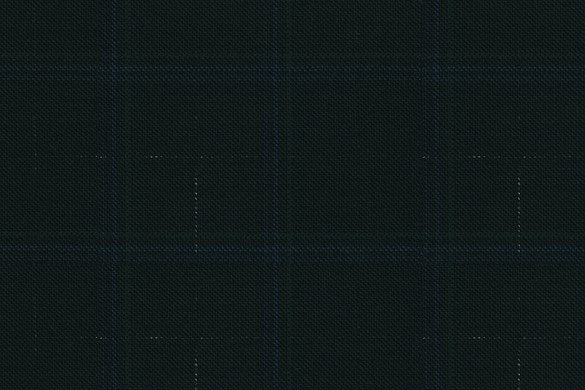 Dormeuil Fabric Green Check 100% Wool (Ref-202422)