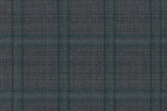 Dormeuil Fabric Grey Check 100% Wool (Ref-202424)