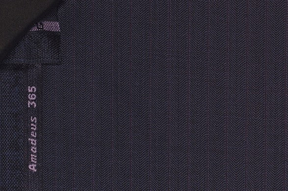Dormeuil Fabric Navy Stripe 100% Wool (Ref-202432)