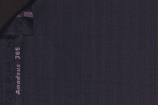 Dormeuil Fabric Navy Stripe 100% Wool (Ref-202432)