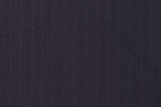Dormeuil Fabric Navy Herringbone 100% Wool (Ref-202432)