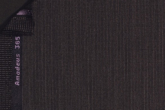 Dormeuil Fabric Grey Semi Plain 100% Wool (Ref-202434)