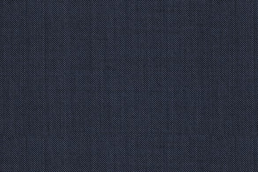 Dormeuil Fabric Blue Semi Plain 100% Wool (Ref-202435)