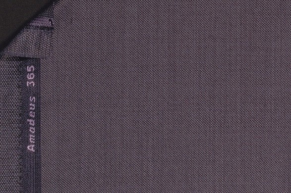 Dormeuil Fabric Blue Semi Plain 100% Wool (Ref-202435)