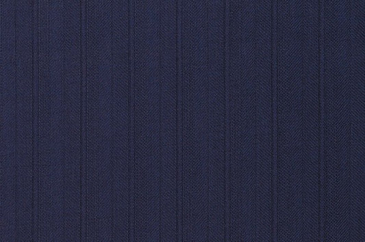 Dormeuil Fabric Navy Stripe 100% Wool (Ref-202436)