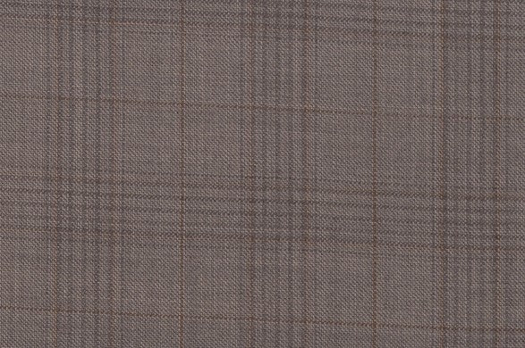 Dormeuil Fabric Grey Check 100% Wool (Ref-202439)