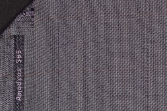 Dormeuil Fabric Blue Check 100% Wool (Ref-202441)