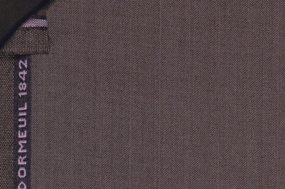 Dormeuil Fabric Grey Stripe 100% Wool (Ref-202442)