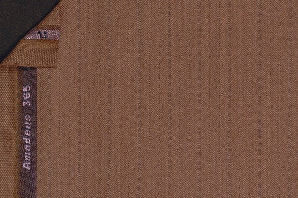 Dormeuil Fabric Camel Stripe 100% Wool (Ref-202443)