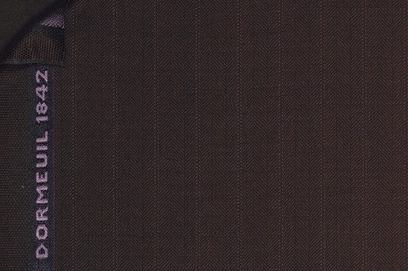 Dormeuil Fabric Green Stripe 100% Wool (Ref-202445)