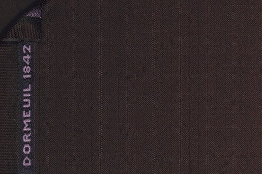 Dormeuil Fabric Green Stripe 100% Wool (Ref-202445)