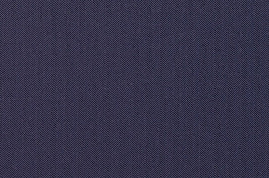 Dormeuil Fabric Navy Herringbone 100% Wool (Ref-202448)