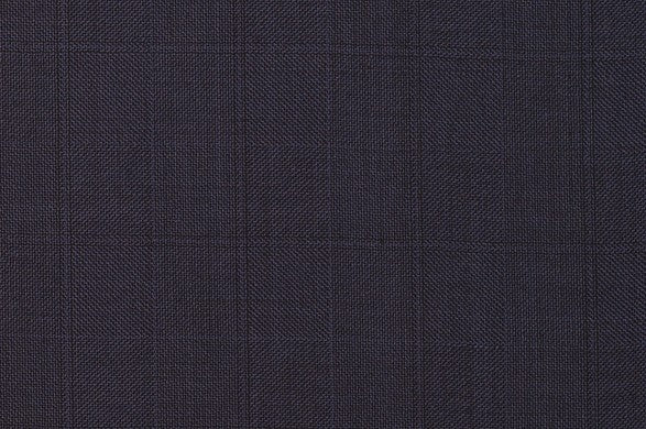 Dormeuil Fabric Navy Check 100% Wool (Ref-202453)