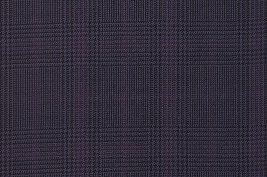 Dormeuil Fabric Navy Check 100% Wool (Ref-202455)