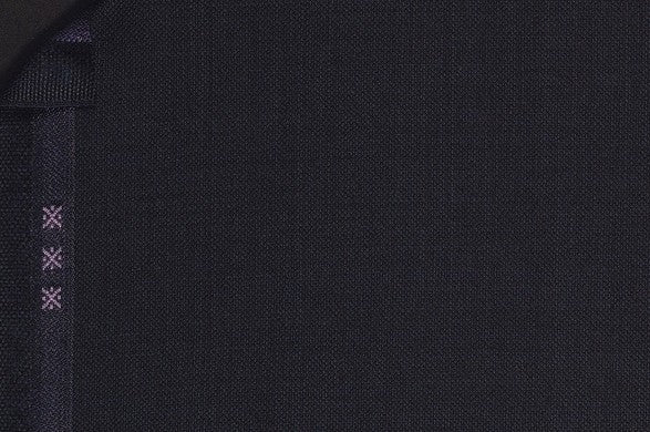Dormeuil Fabric Navy Semi Plain 100% Wool (Ref-202461)
