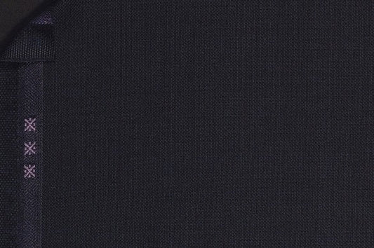 Dormeuil Fabric Navy Semi Plain 100% Wool (Ref-202461)