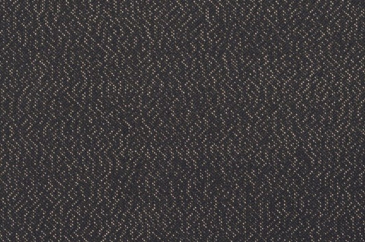 Dormeuil Fabric Black Semi Plain 80% Wool 20% Polyester (Ref-204107)