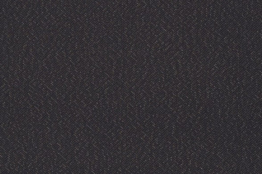 Dormeuil Fabric Black Semi Plain 80% Wool 20% Polyester (Ref-204111)