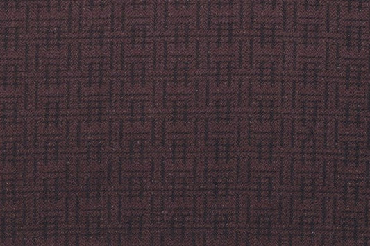 Dormeuil Fabric Purple Semi Plain 95% Wool 5% Polyester (Ref-204124)