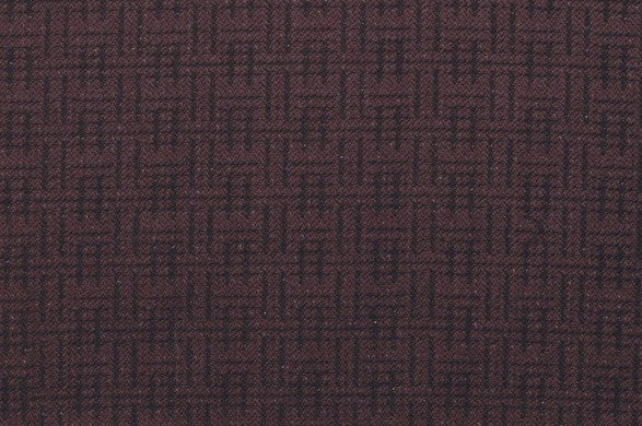 Dormeuil Fabric Burgundy Semi Plain 95% Wool 5% Polyester (Ref-204124)