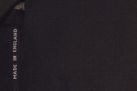 Dormeuil Fabric Navy Check 47% Wool 37% Cashmere 16% Silk (Ref-220009)