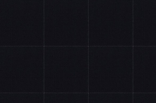 Dormeuil Fabric Navy Check 100% Wool (Ref-290035)