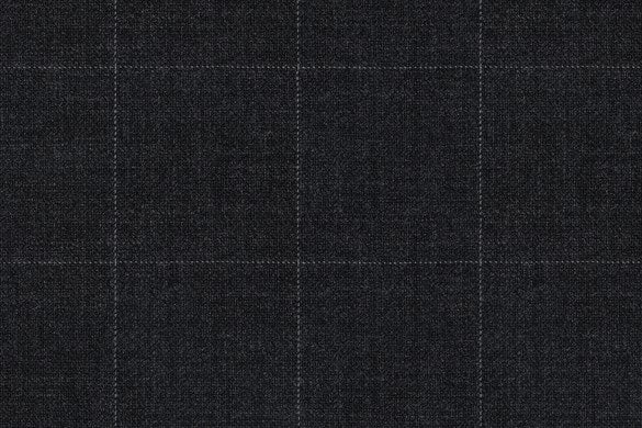 Dormeuil Fabric Grey Check 100% Wool (Ref-290037)
