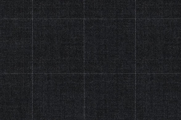 Dormeuil Fabric Grey Check 100% Wool (Ref-290037)