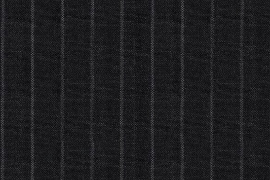 Dormeuil Fabric Grey Stripe 100% Wool (Ref-290047)